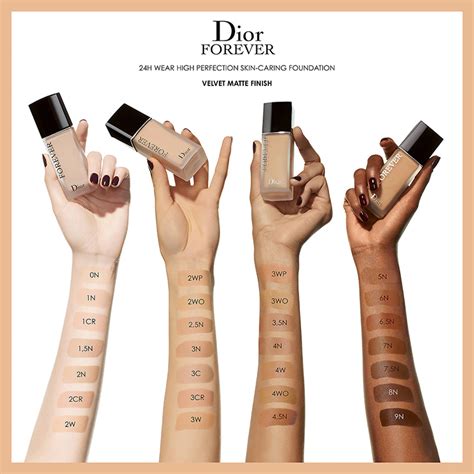 dior forever clean matte foundation swatches|dior forever foundation shade finder.